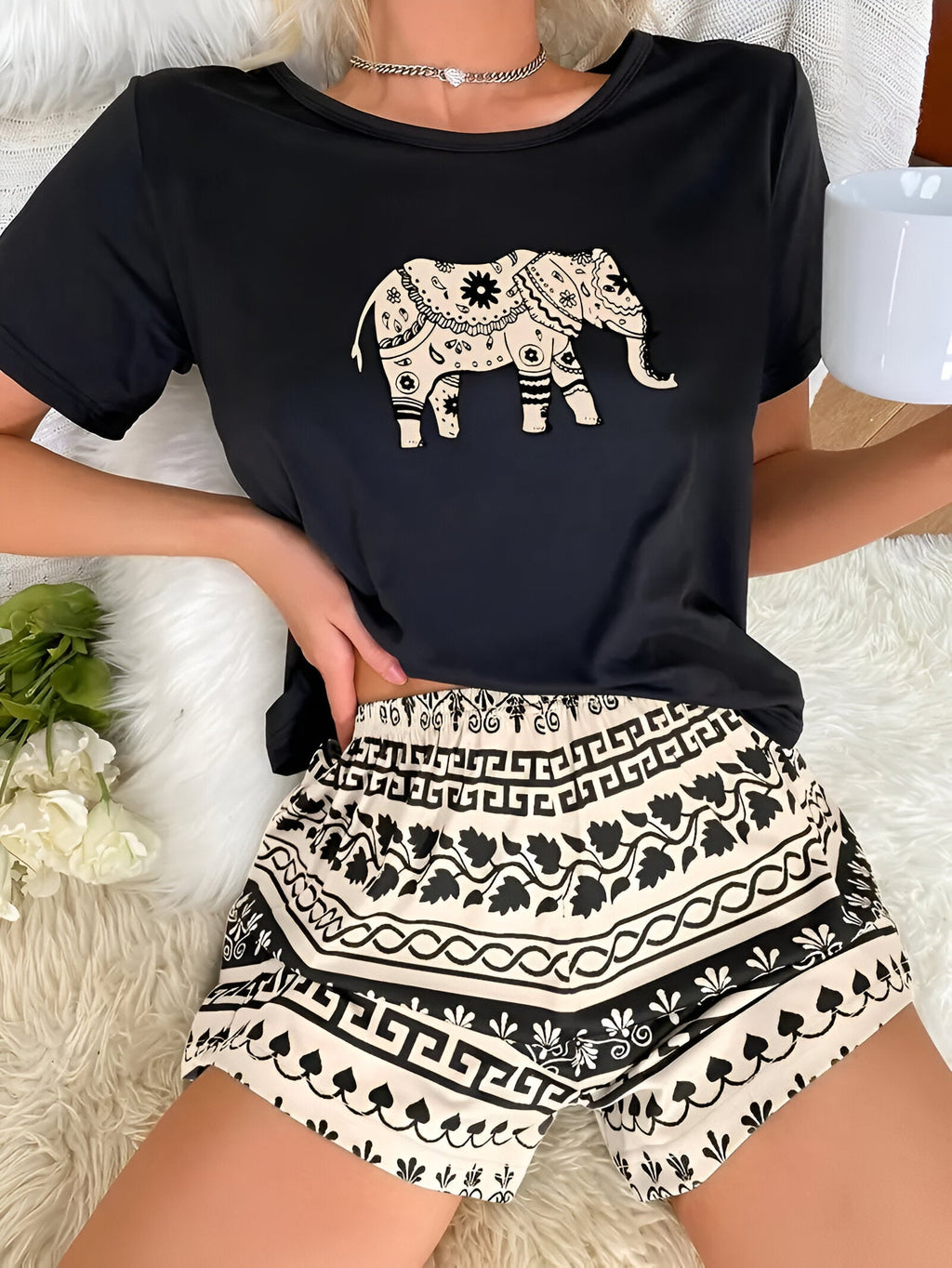Nomad Elephant Tee Set