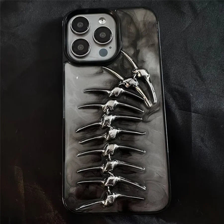 Chrome Spine iPhone Case