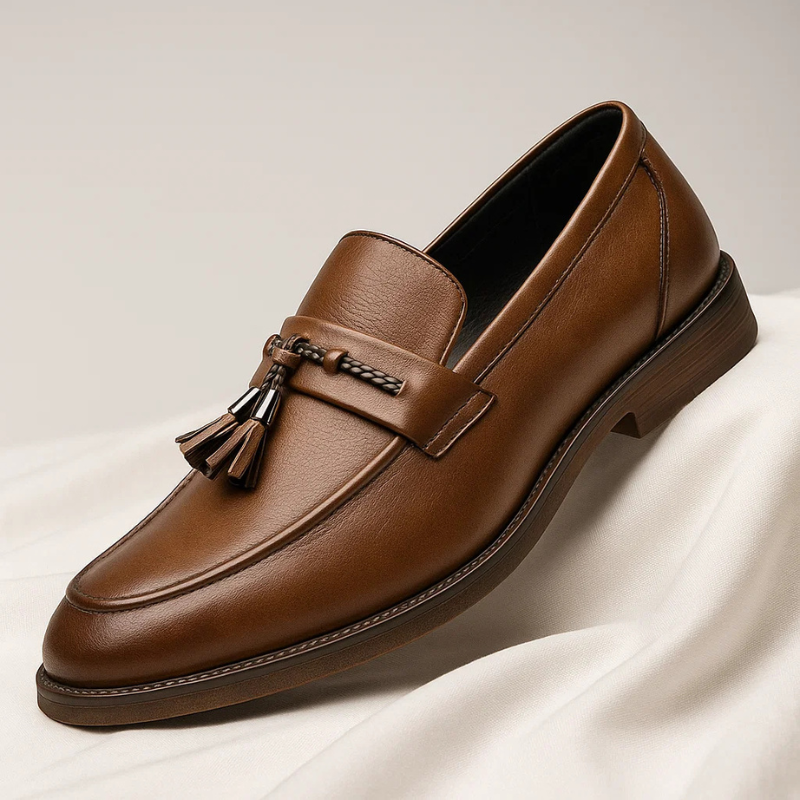 Marco Leather Tassel Loafers