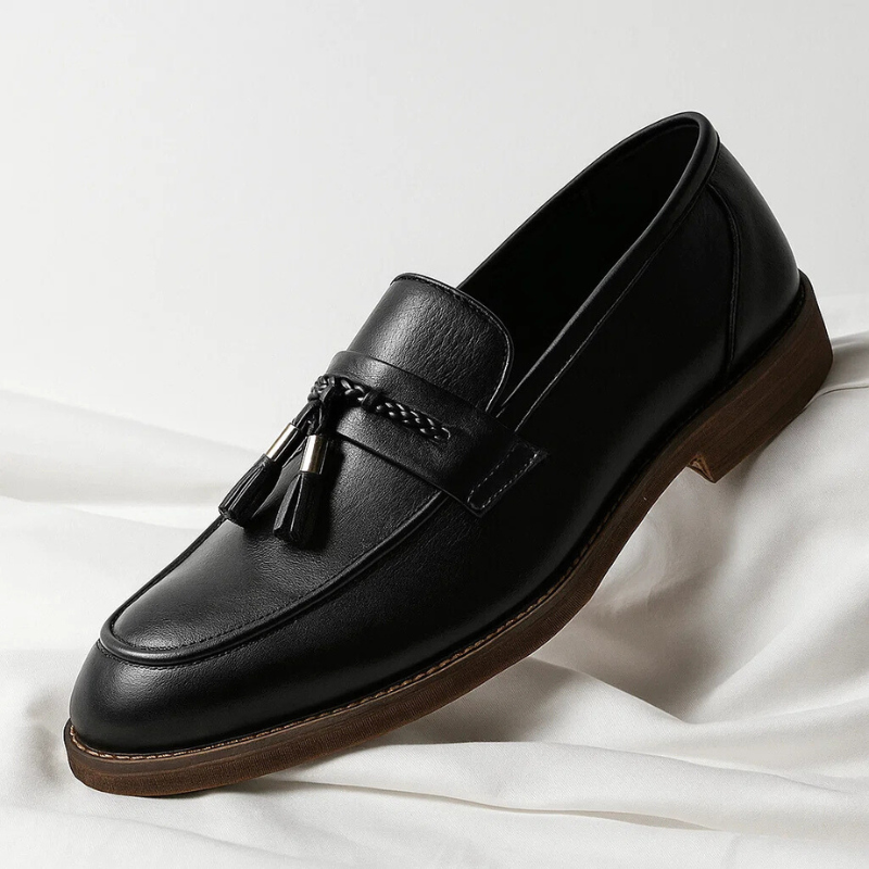 Marco Leather Tassel Loafers