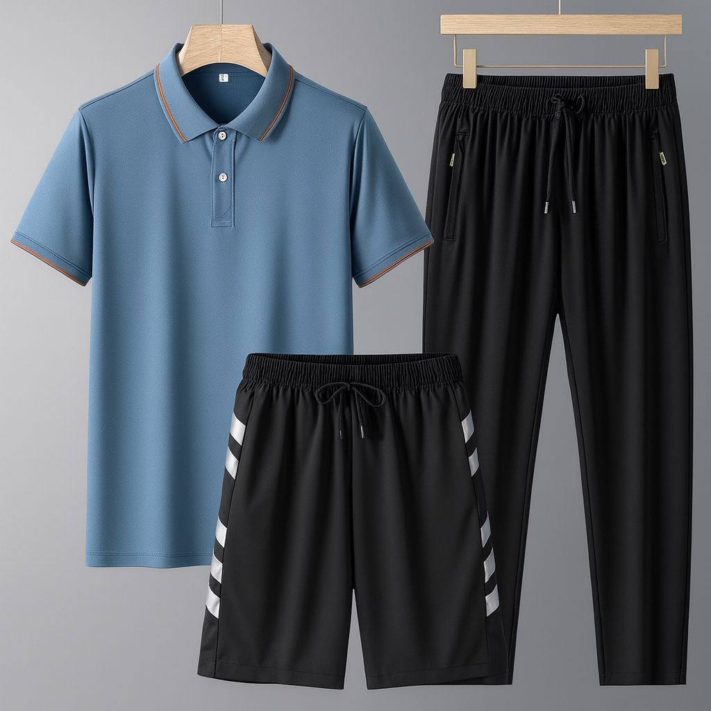 Oxford 3-Piece Polo Set