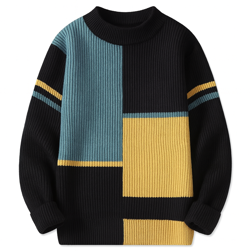 Oxford Wool-Blend Pullover