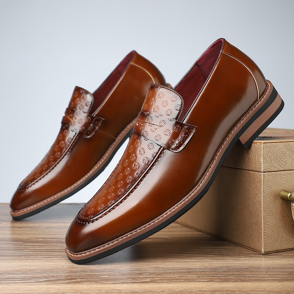 Giovanni Bellini Leather Loafers