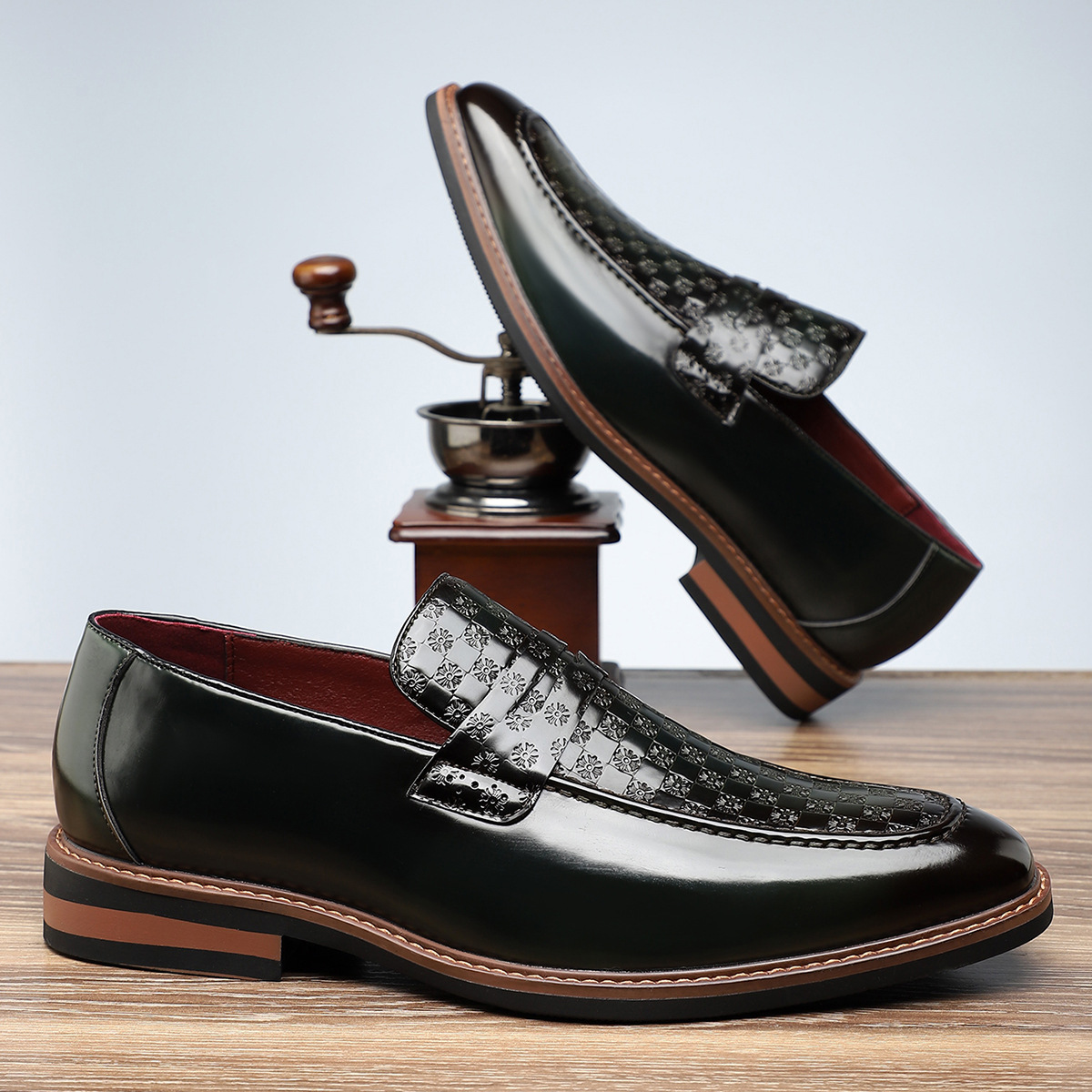 Giovanni Bellini Leather Loafers