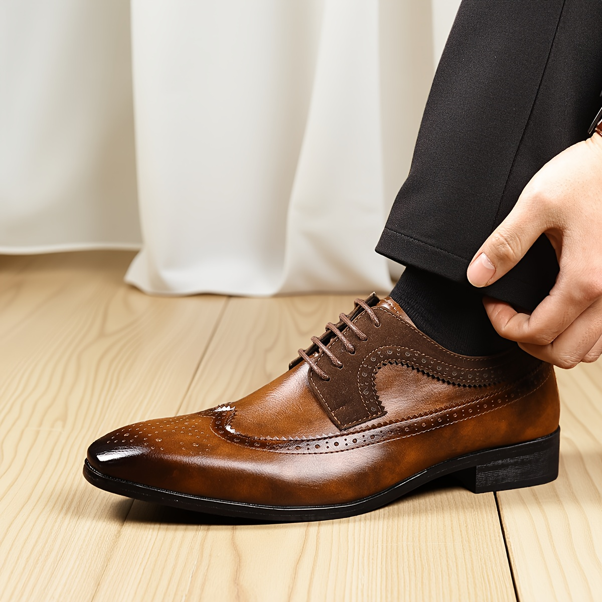 Ravello Oxford Brogue Dress Shoes