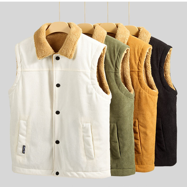 Bradley Sherpa-lined Corduroy Vest