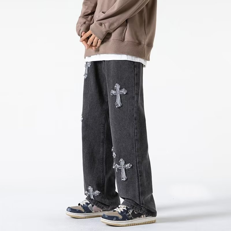 Rebel Cross Denim Jeans