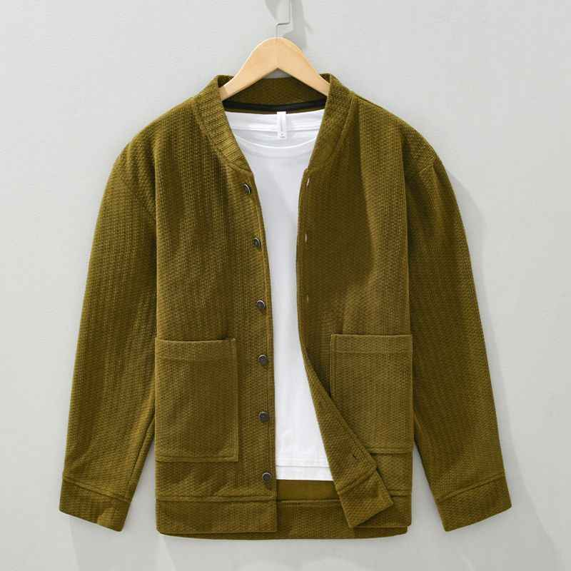 Heritage Waffle Knit Corduroy Jacket