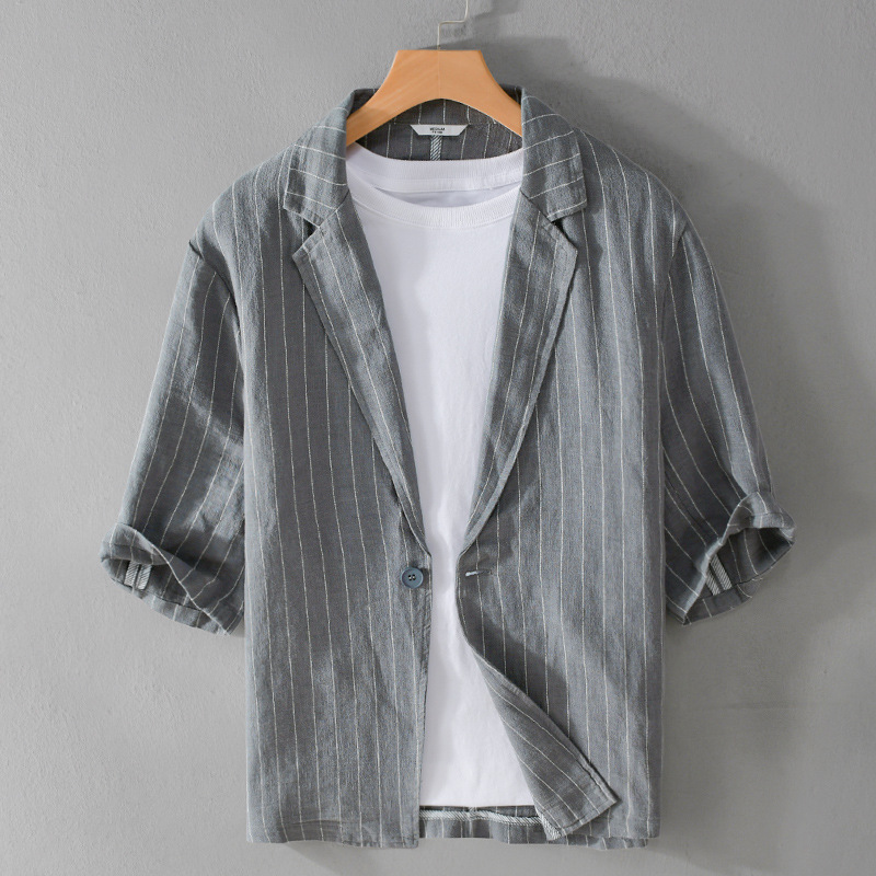 Hudson 3/4 Sleeve Linen Shirt