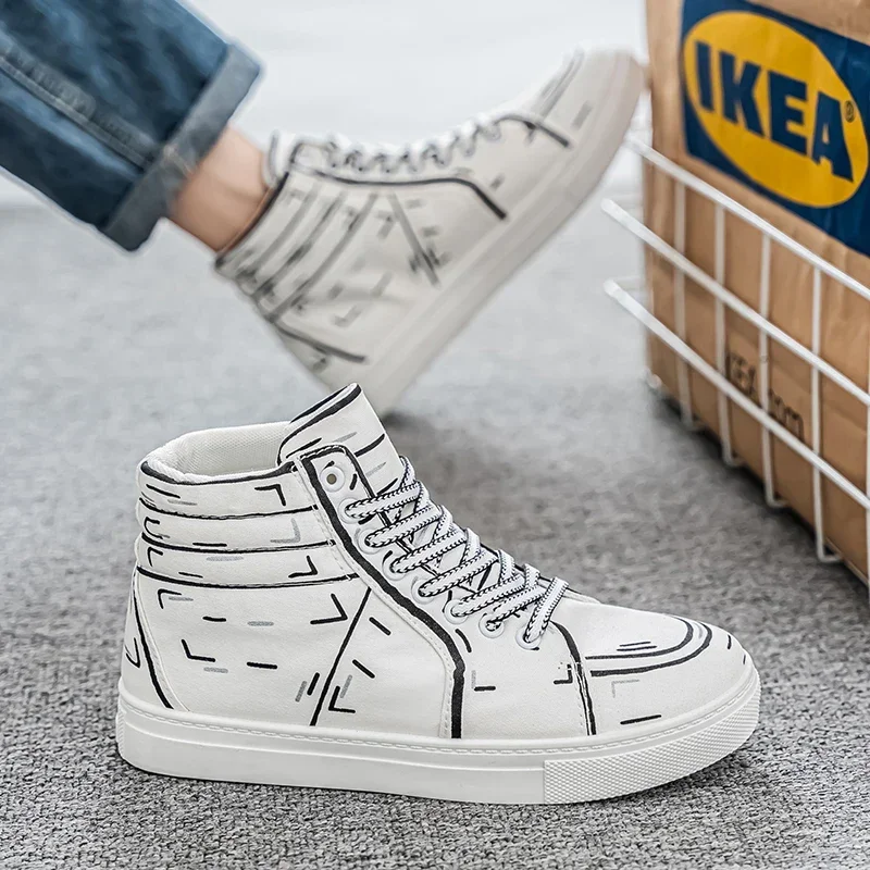 Hype Sketch Canvas Sneakers