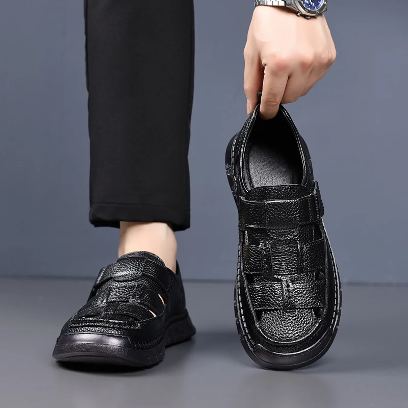 ELLE Leather Sandals