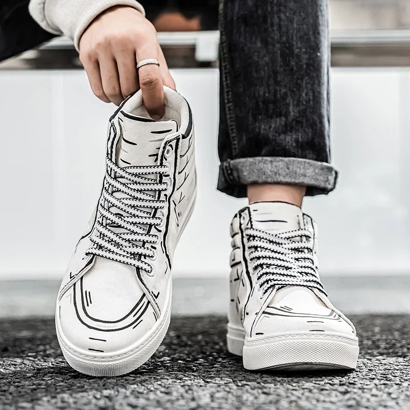 Hype Sketch Canvas Sneakers