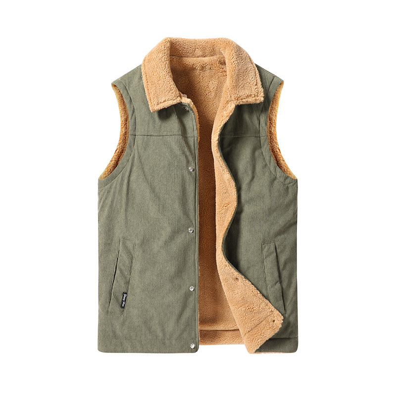 Bradley Sherpa-lined Corduroy Vest