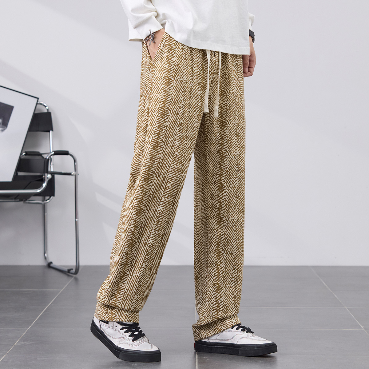 Hype Herringbone Pants