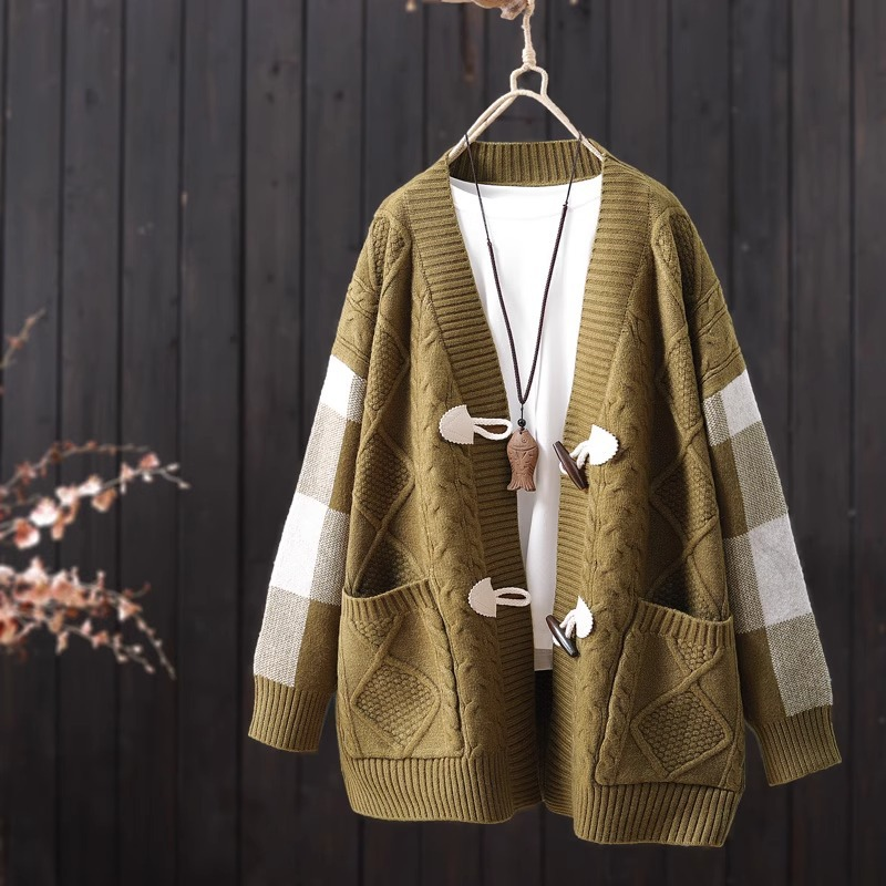 Florence Oversized Heritage Cardigan