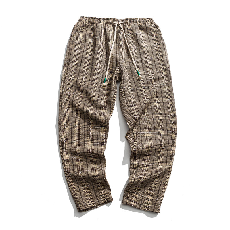 Hudson Plaid Joggers