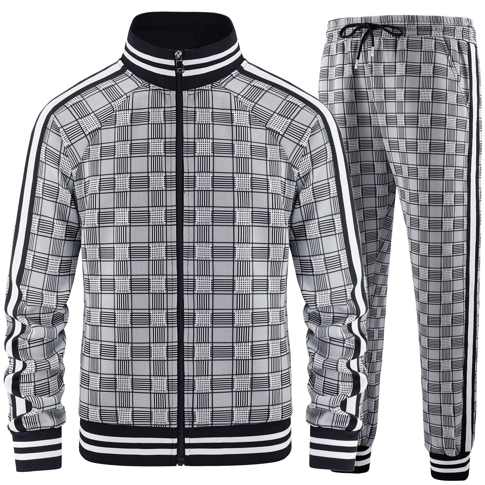 Axel Grid Tracksuit Set