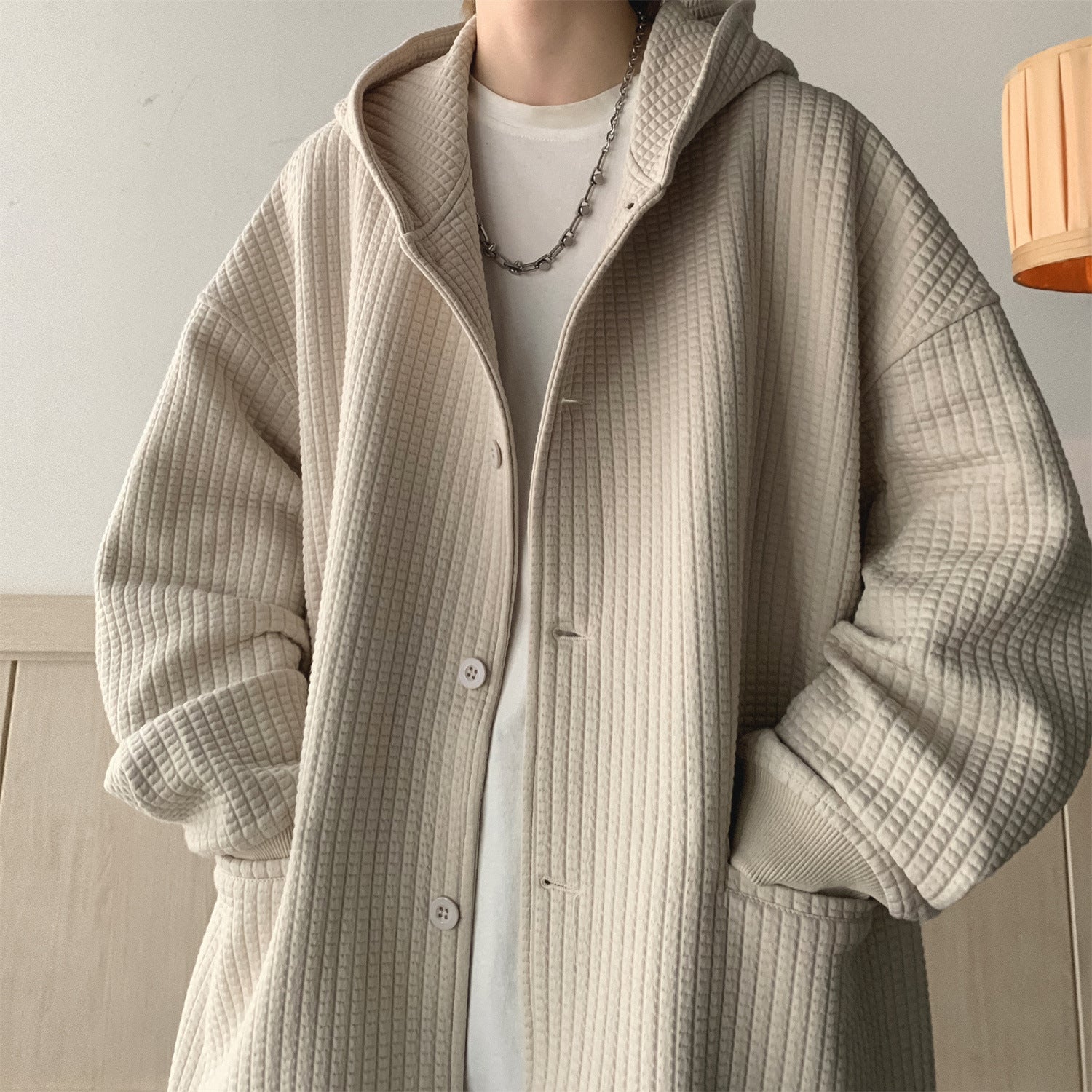 Hype Waffle Knit Cardigan