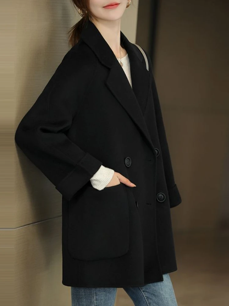 Celeste Herringbone Wool Coat