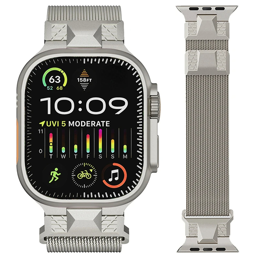Titanium Milanese Apple Watch Band