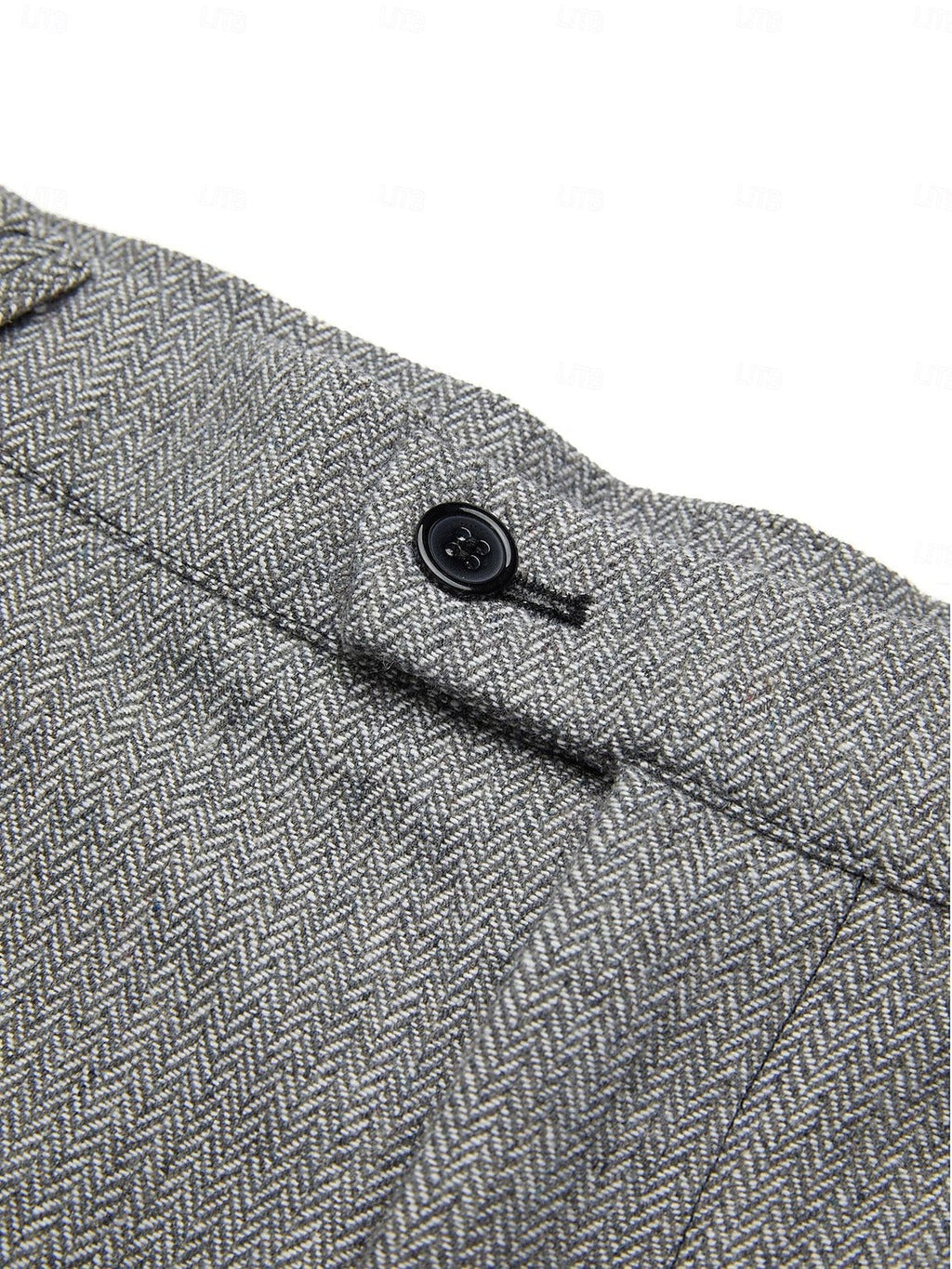 Herringbone Wool 3-Piece Suit